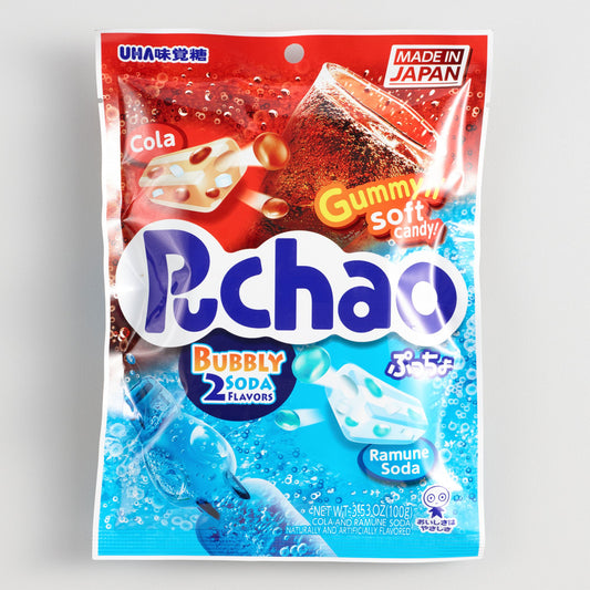 Puchao Cola and Ramune Soda Gummy Candy