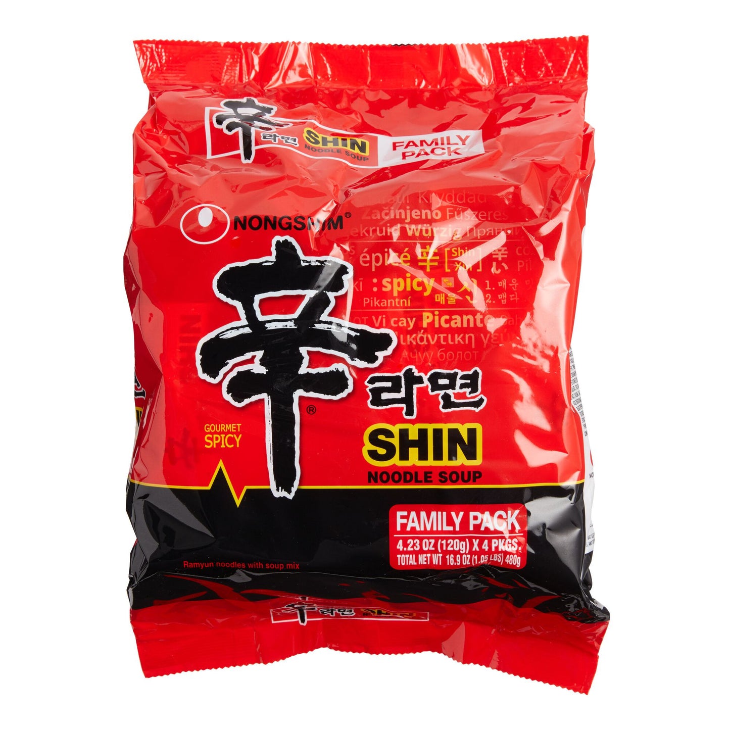 Nongshim Shin Ramyun, 4-Pack